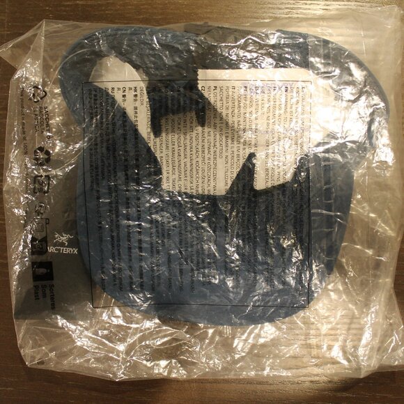 NWT NEW Arc'teryx Gamma 5 Panel Cap Hat Nightscape/Soli Size: L / XL blue 9484 - Picture 5 of 5